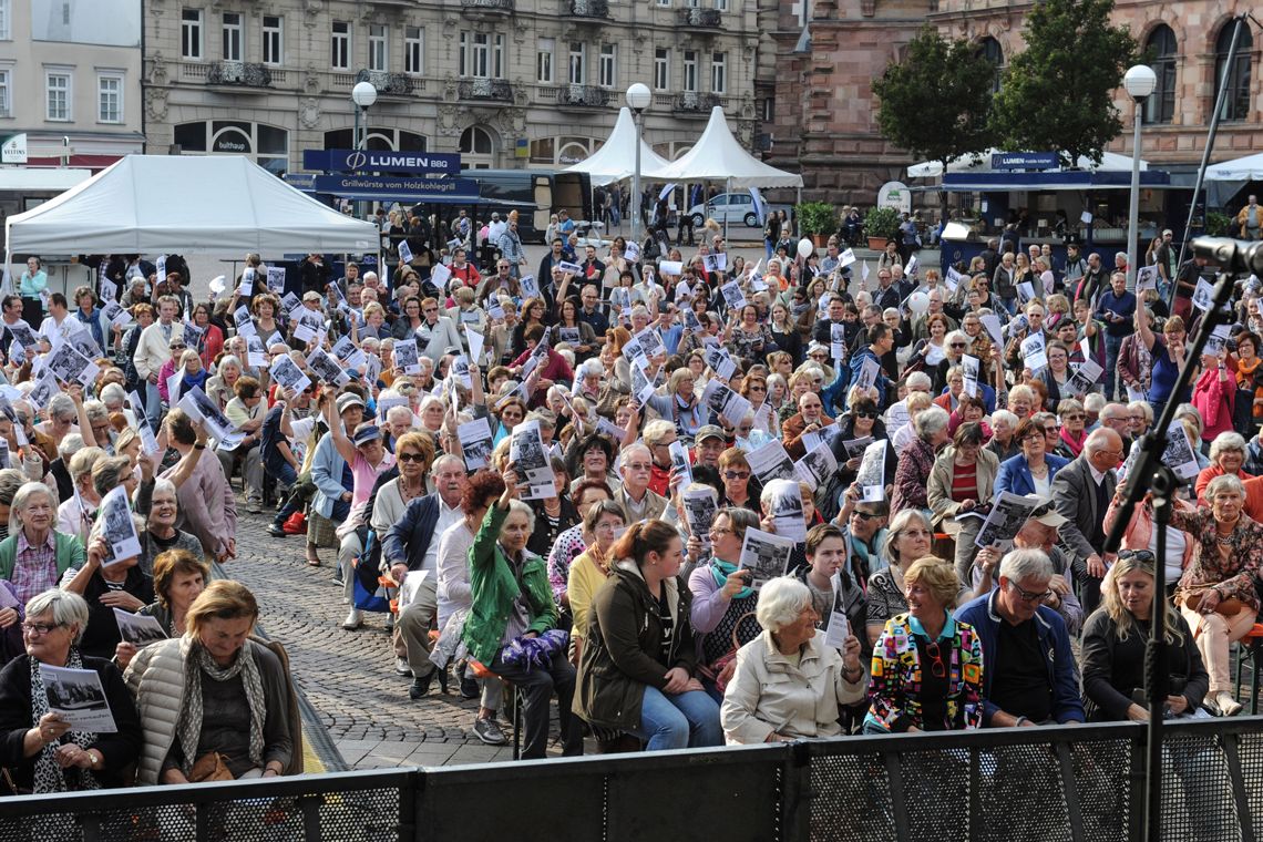Singfest „Wiesbaden singt“ auf dem Dern'schen Gelände. ©2018 WMK / Paul Müller