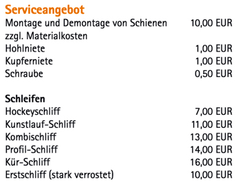Service an der Henkell-Kunsteisbahn in Wiesbaden