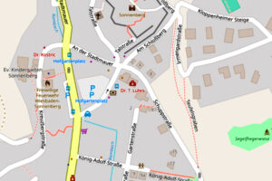 Hofgartenplatz in Wiesbaden Sonnenberg @2019 Openstreetmap