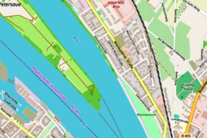 Wiesbadener Straße wegen Sanierungsarbeiten gesperrt. ©20129 Openstreetmap