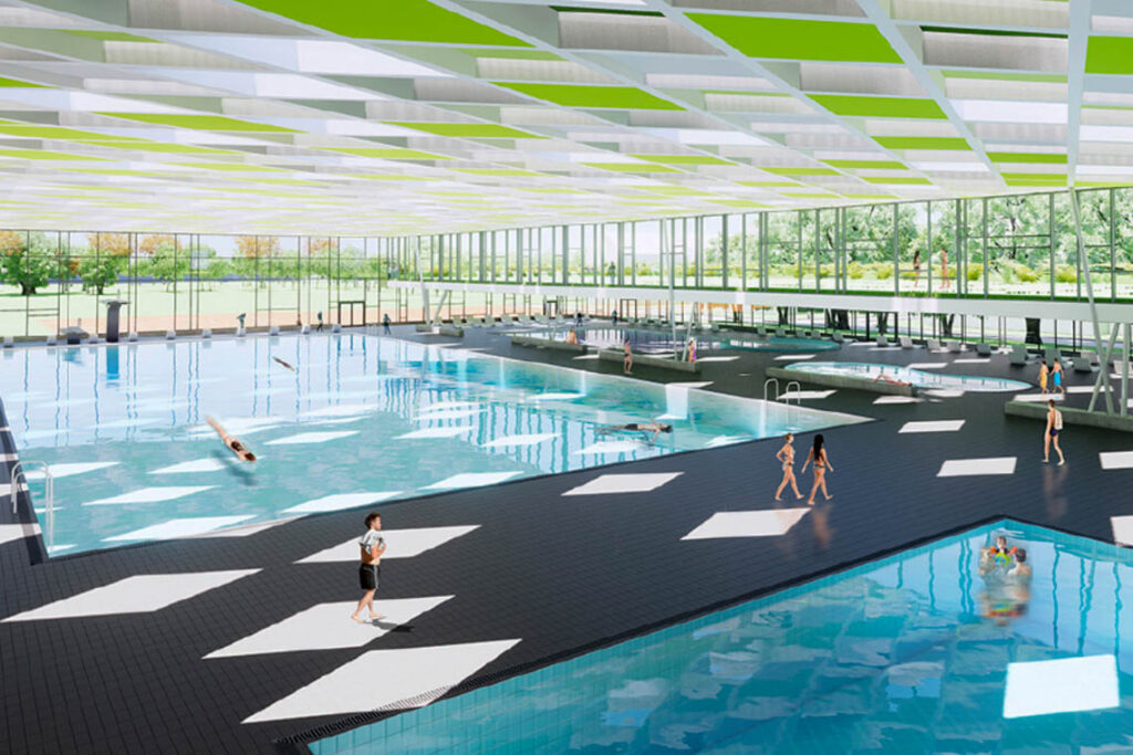 Sportpark Rheinhöhe, Entwürfe und Pläne