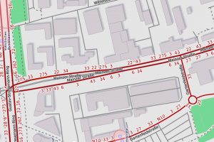 Mainzer Straße in Wiesbaden ©2019 Openstreetmap
