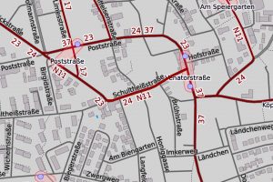 Schultheißstrasse in Wiesbaden Bierstadt ©2020 Openstreetmap