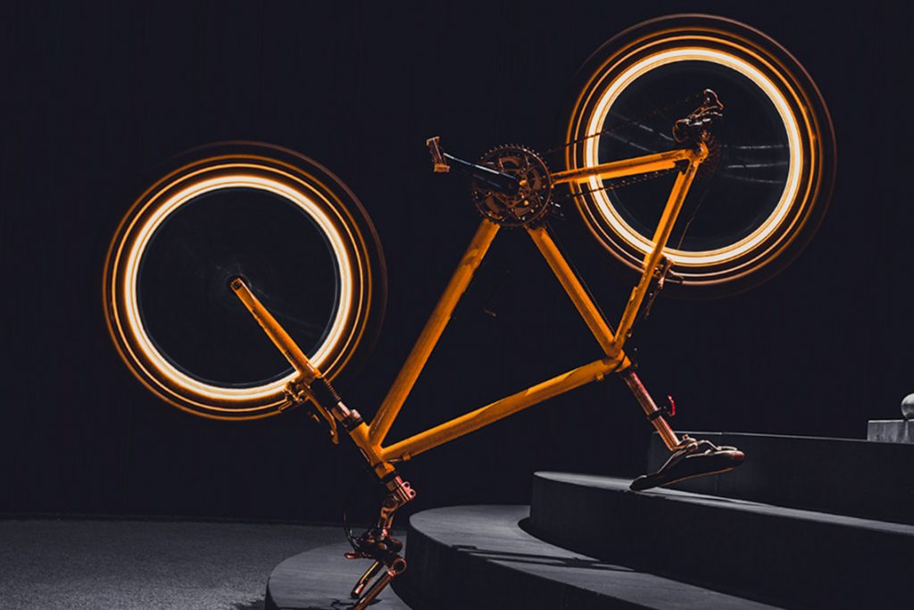 Fahrradfahren fotografieren