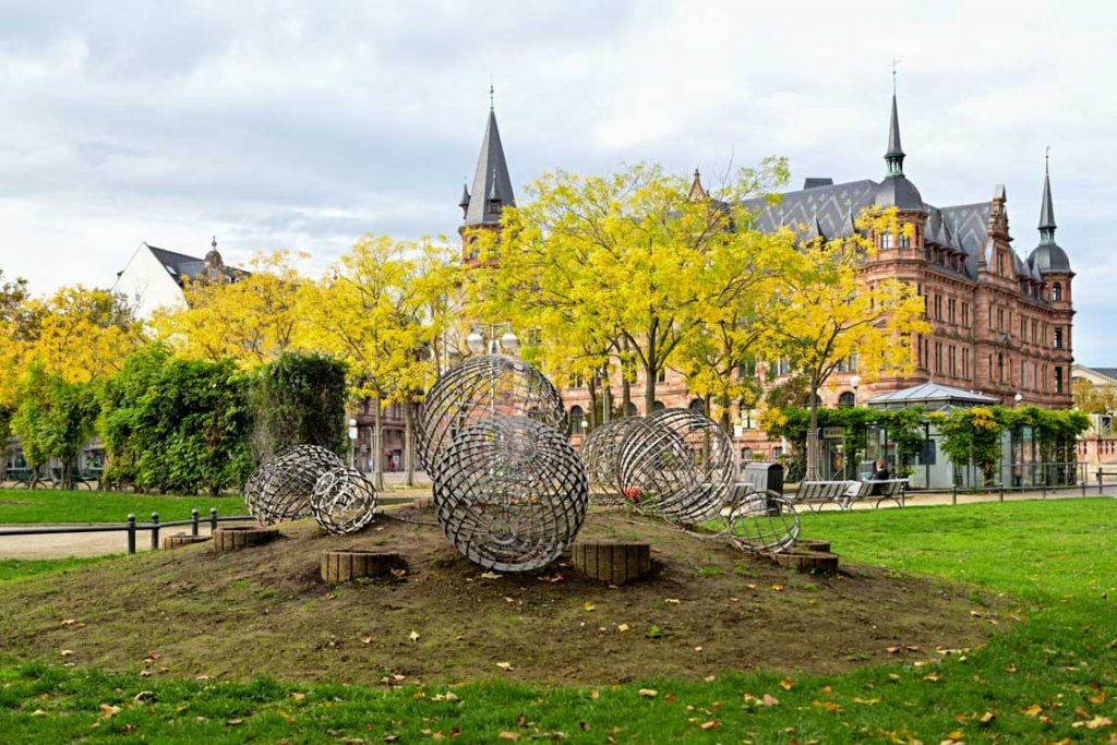 Edelstahl Kürbisbepflanzung von Vollrad Kutscher
