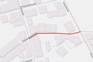 Vollsperrung der Margarethenstraße zwischen Burgstraße und Hauptstraße
