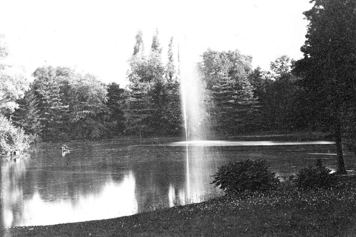 Warmer Damm, historische Aufnahme von 1880, Fotograf unbekannt.