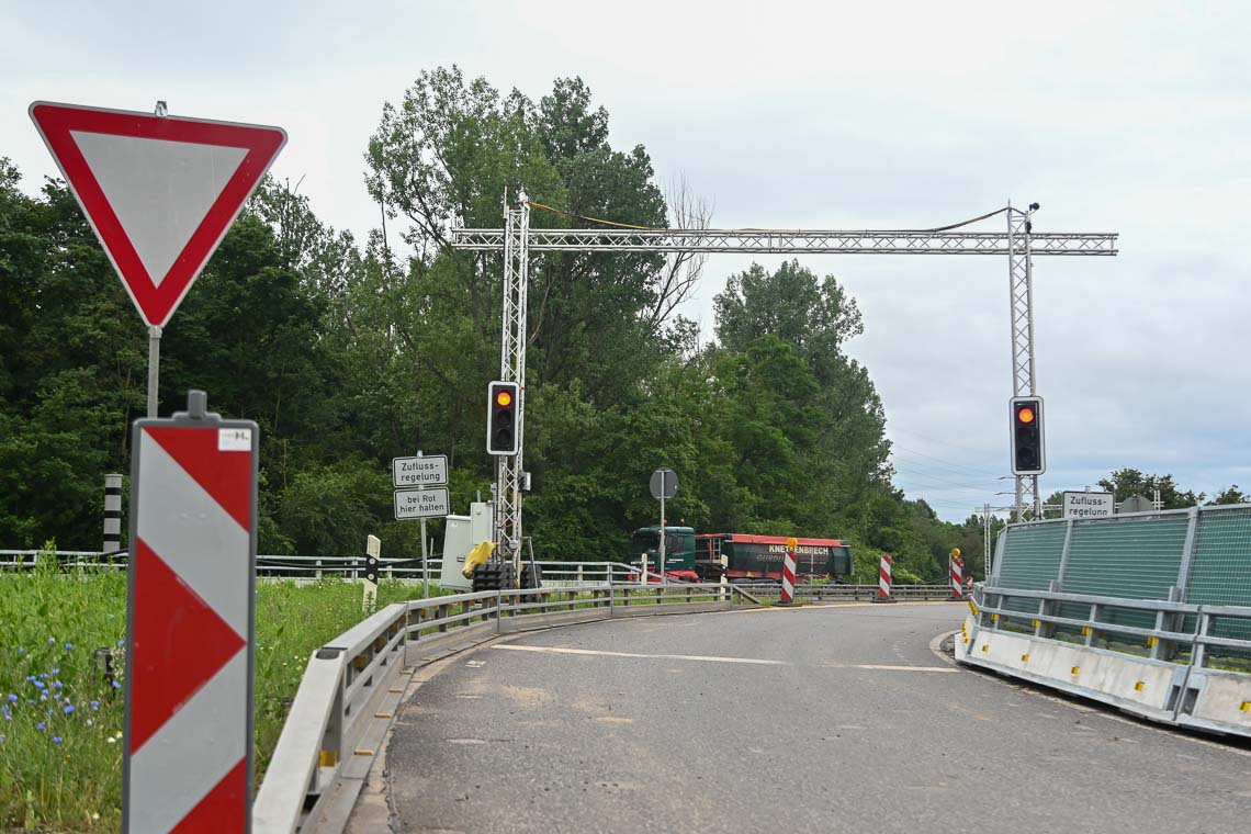 Bypass am der Salzbachtalbrücke