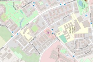 Königsfloß und Zelterstraße in Kostheim