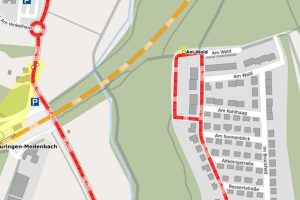 Siegfried-Kunze-Weg in Medenbach @2021 OPenstreetmap