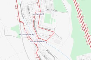 Karte: Am Sportfeld in Medenbach ©2021 Openstreetmap