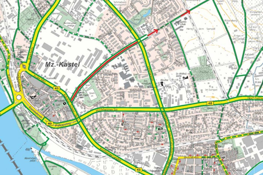 Karte Steinerne Straße