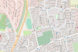 Karte: Stolberger Straße in Wiesbaden ©2021 Openstreetmap