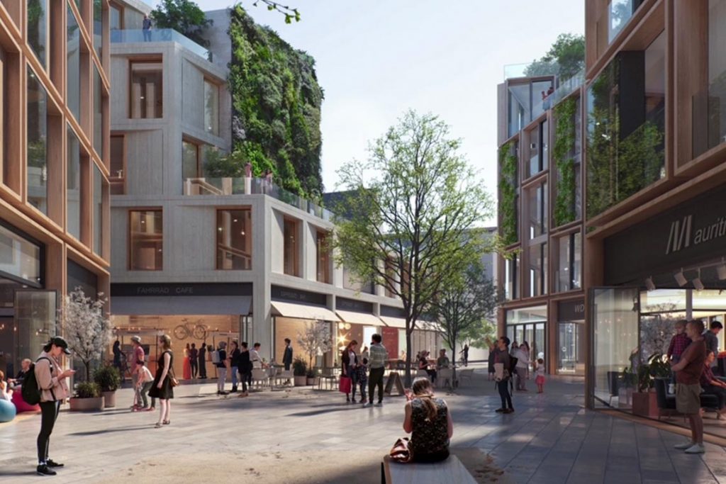 Projektskizze: Mauritius Höfe im Herzen von EWiesbaden