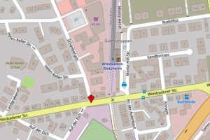 Map: Wiesbadener Straße, Openstreetmap