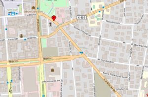 Kabelverlegung in der Frankfurter Straße