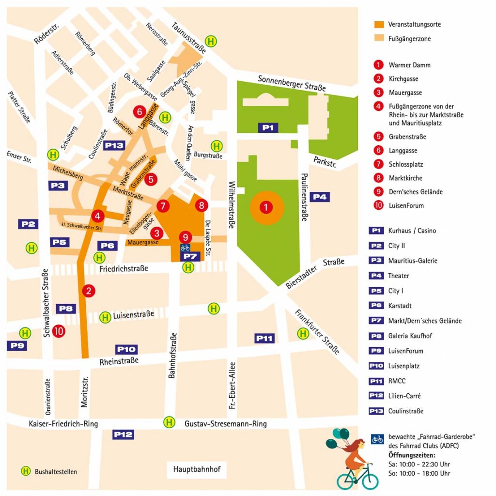 Stadtfest Übersichtskarte