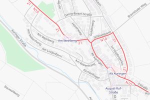 Alt-Auringen: Haltestellenverlegung wegen Weihnachtsmarkt in Alt-Auringen