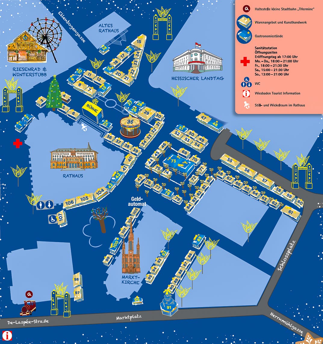 Sternschnuppenmarkt Plan