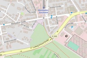 Wiesbadener Straße in Kohlheck