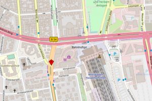 Karte zeigt Straße: Am Landeshaushalt in Wiesbaden