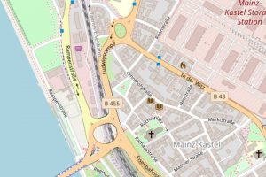 Ludwigrampe in Mainz Kastel