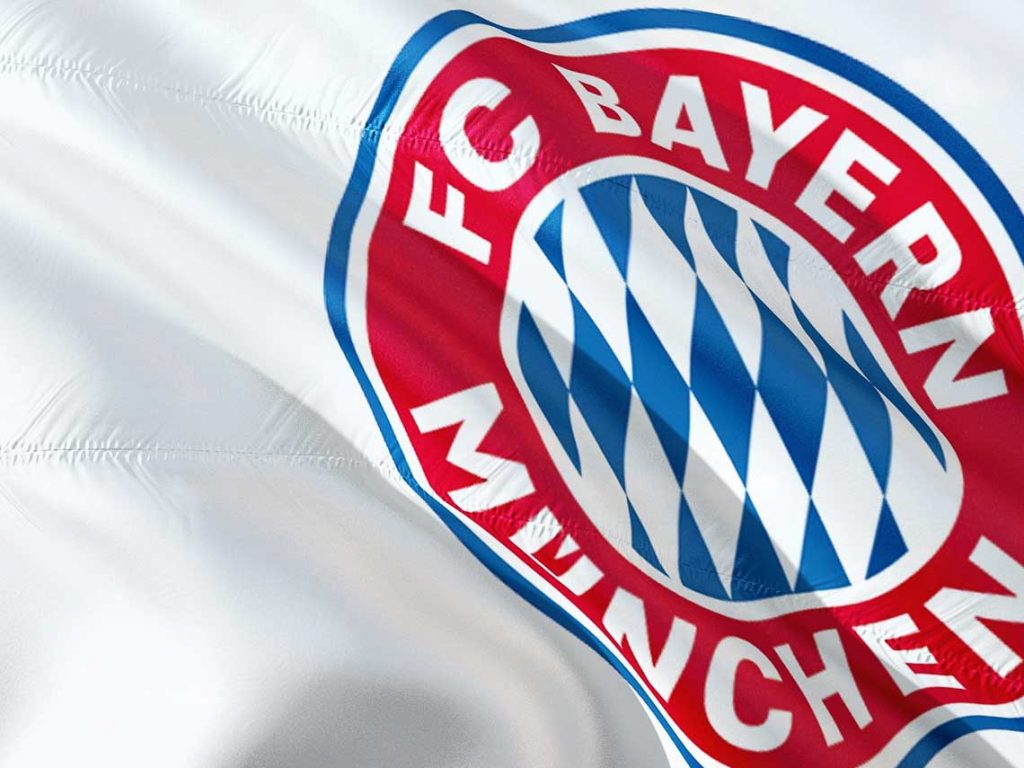 Fahne des FC Bayern München
