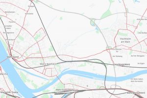 Geänderter Fahrweg wegen Bauarbeiten