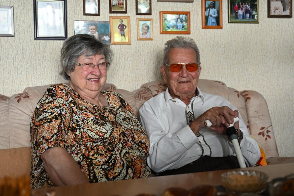 Helga und Heinrich Merkel, 65 Jahre glücklich ein Paar.