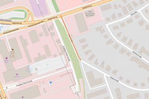 Sperrung der Hagenstraße