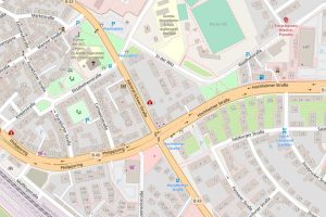 Steinerne Straße in Kastel