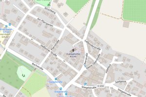 Karte zeigt Oberstraße in Kloppenheim.