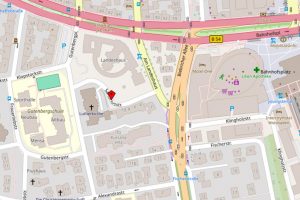 Karte zeigt Sartoriusstraße 