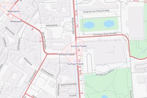 Umleitung der Linien 1 und 8 / Wilhelmstraße / ÖPNV