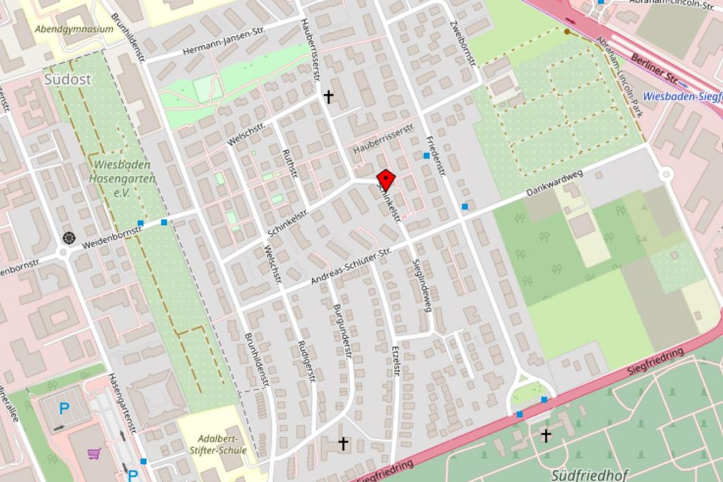 Schinkelstraße in Südost