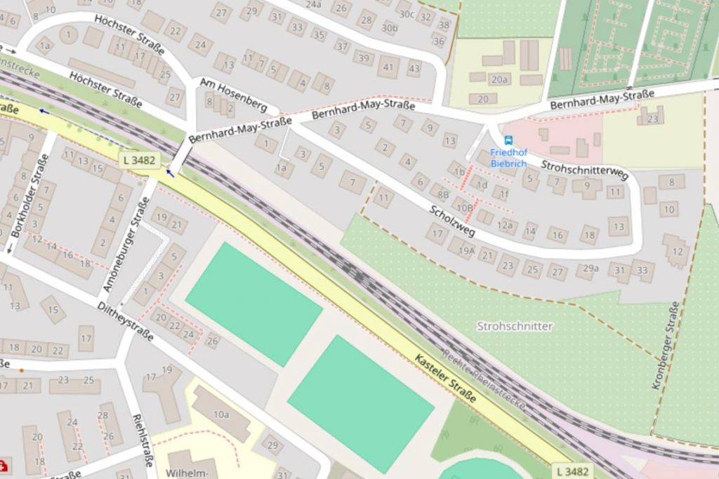 Scholzweg in Biebirch