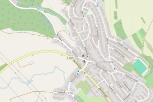 Linie 20: Bauarbeiten im Zeilring in Niederjosbach
