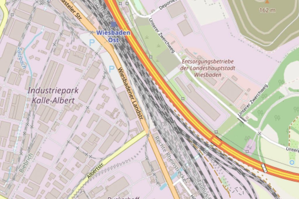 Karte Wiesbadener Landstraße