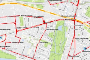 ÖPNV Karte Hasengartenstraße