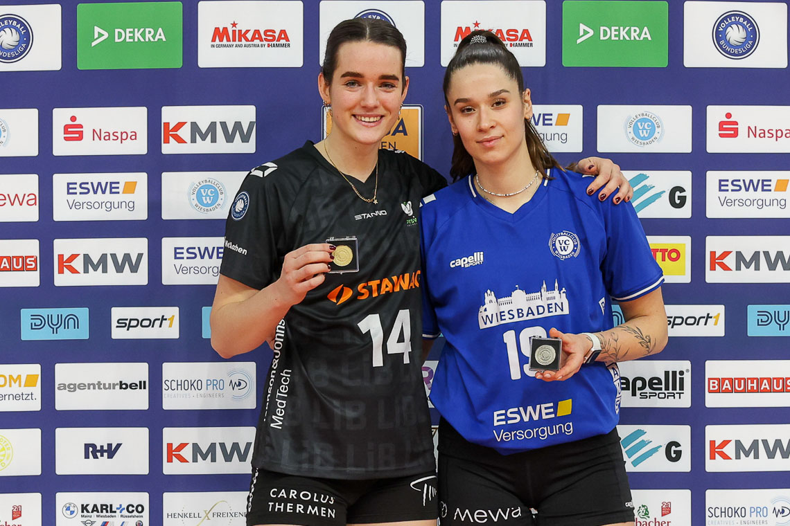 MVP Gold Nicole an Van de Vosse, MVP Silber für Great Kiss