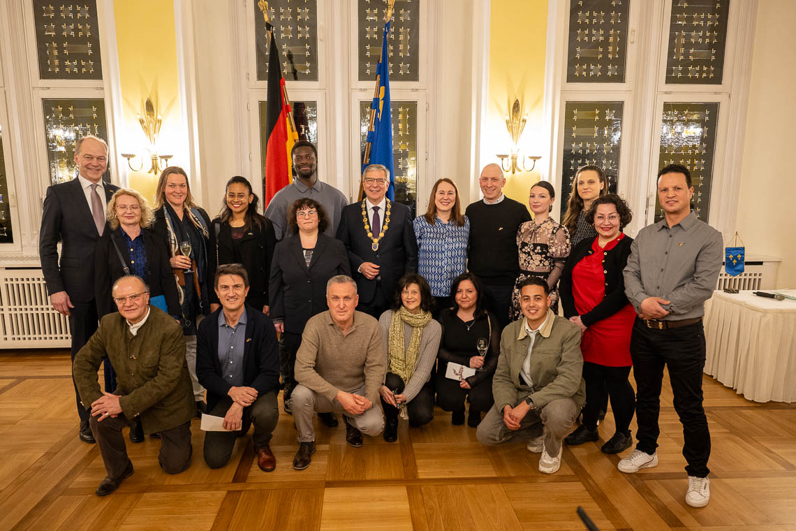 Einbürgerunfsfeier im Rathaus