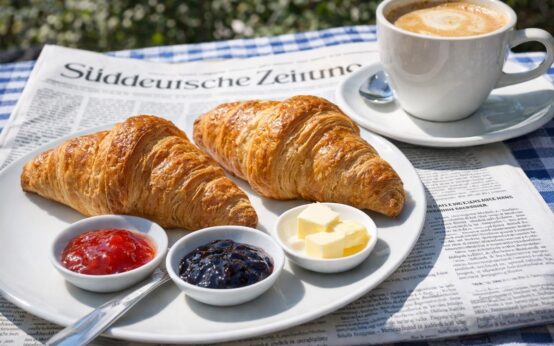 Frühstück Zuhause, selbst zusammengestellt.