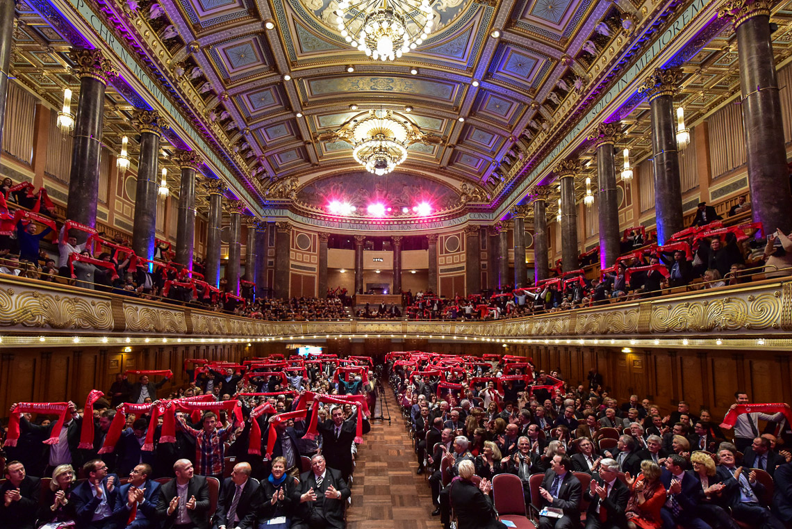 Die Meisterfeier findet bis 2028 im Kurhaus statt Wiesbaden lebt