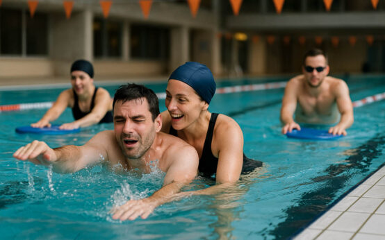 Erwachsenenschwimmkurs im Hallenbad Kleinfeldchen und im Hallenbad Mainzer Straße.
