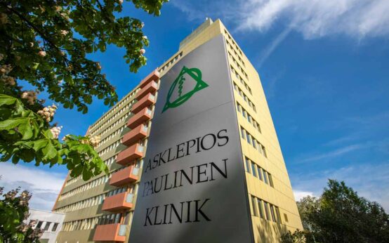 Außenansicht der Asklepios Paulinen Klinik.