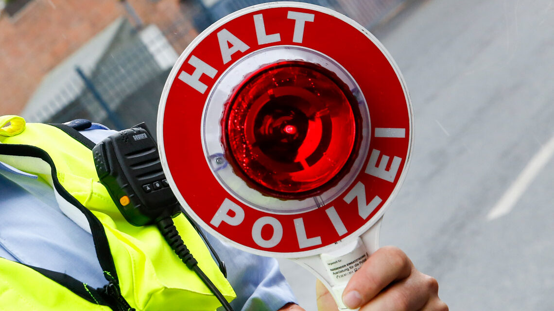 Polizeikontrolle, Symbolbild