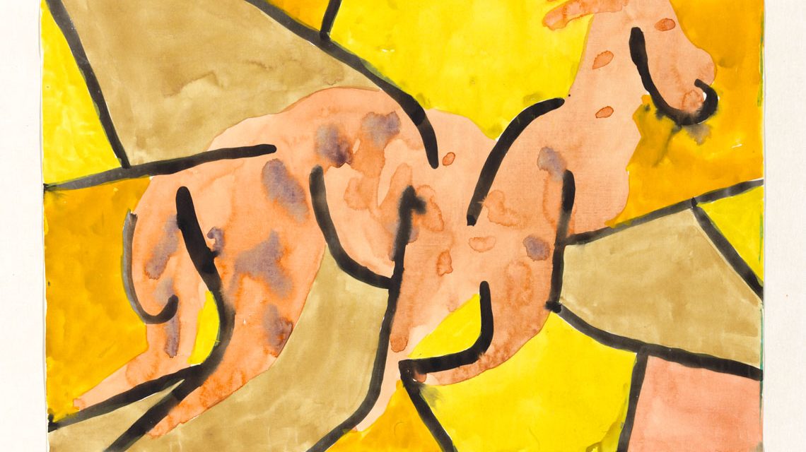 Paul Klee: Ausbrechender Bock, 1939 Aquarell auf Papier auf Karton Privatbesitz Schweiz, Depositum im Zentrum Paul Klee, Bern