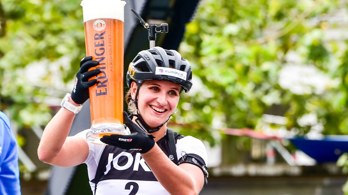 Julia Simon gewinnt den City-Biathlon