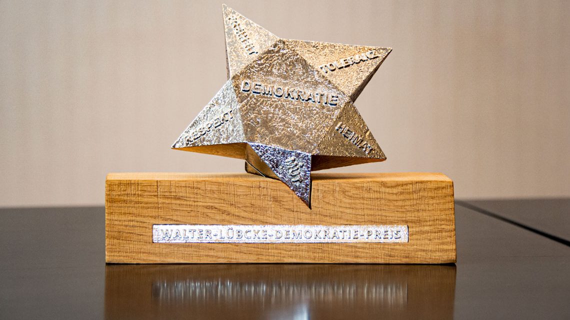 Walter-Lübcke-Demokratie-Preis ©2020 Staatskanzlei