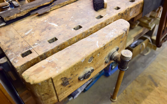 Werkbank beim Schreiner